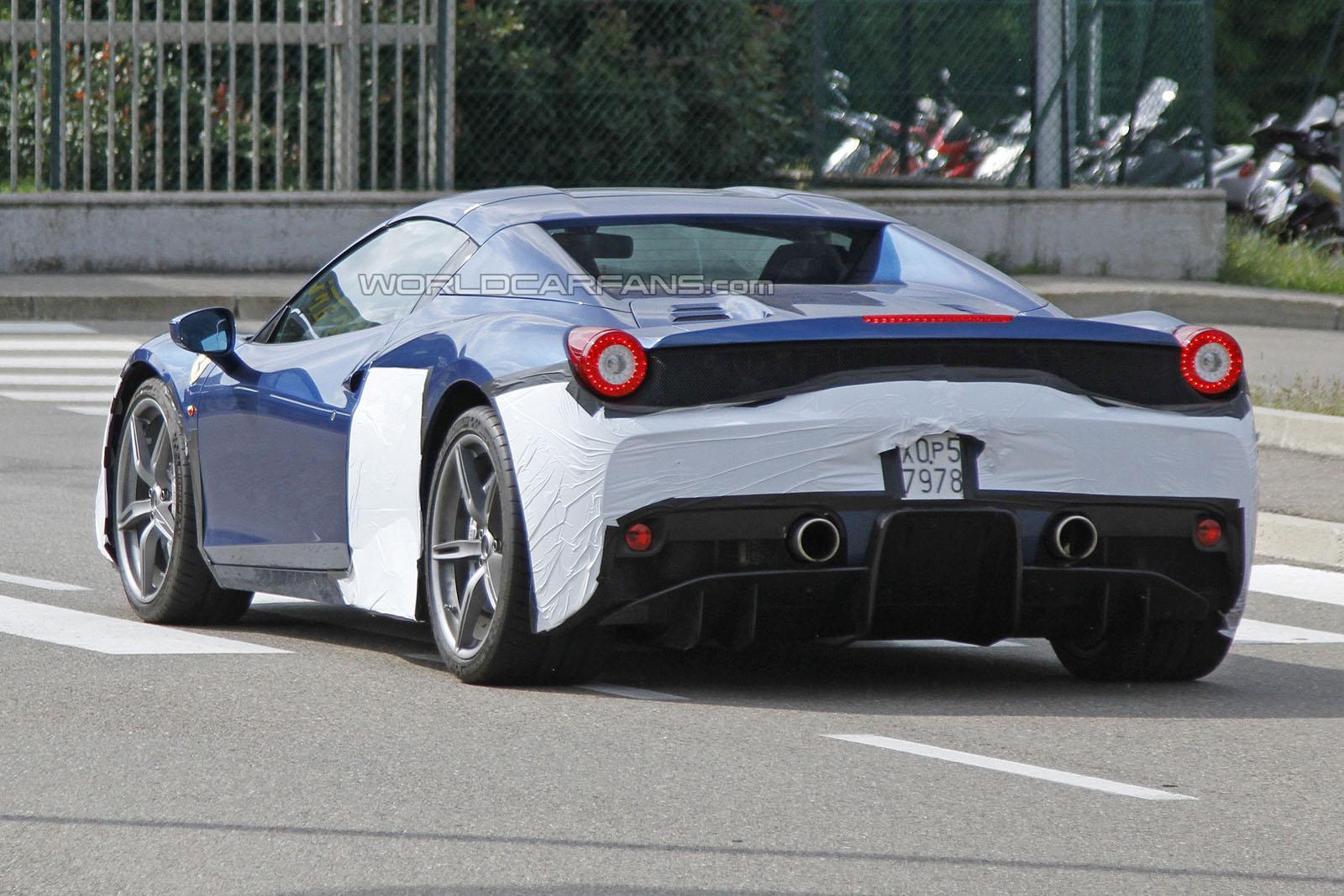 Ferrari 458 speciale spotted