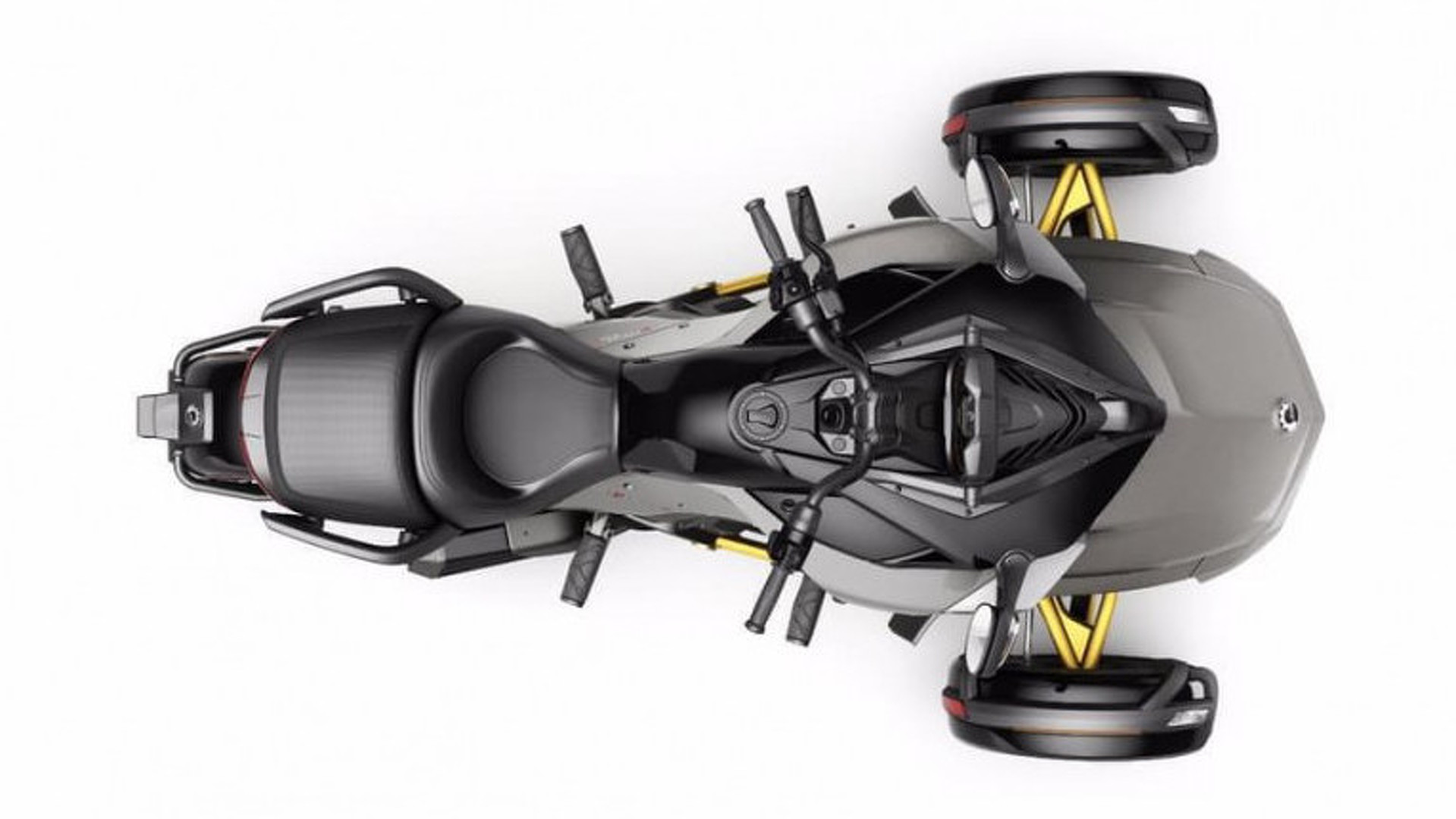 Ттд спайдер. Can am Spyder f3. Can am Spyder f3 2017. Трицикл BRP can-am Spyder вид сверху.